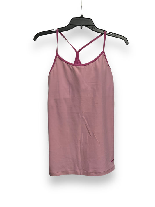 Athletic Tank Top By Nike Apparel In Pink, Size: M