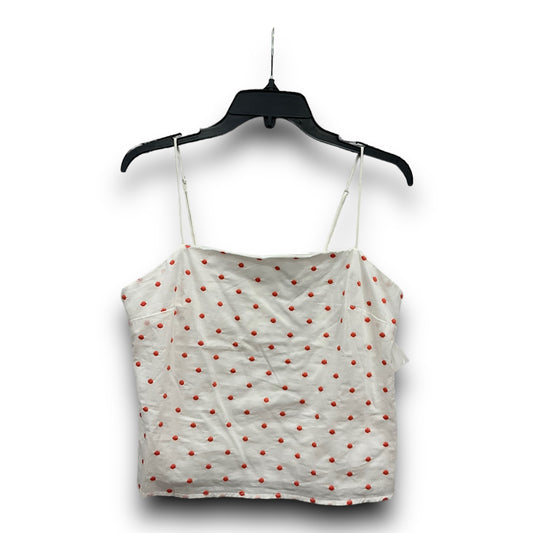 Polkadot Pattern Top Sleeveless Francesca's, Size L