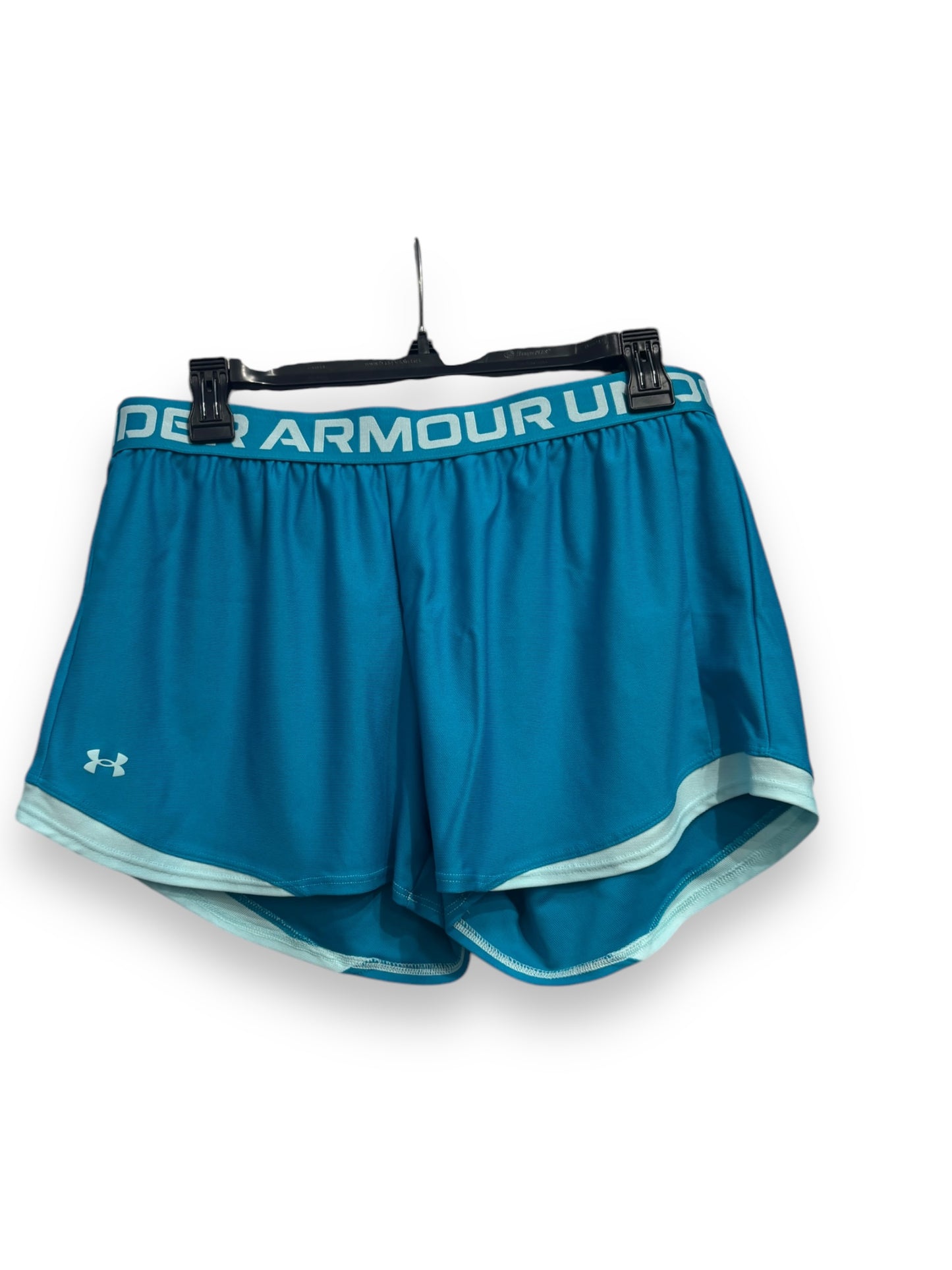 Athletic Shorts By Under Armour In Blue, Size: L