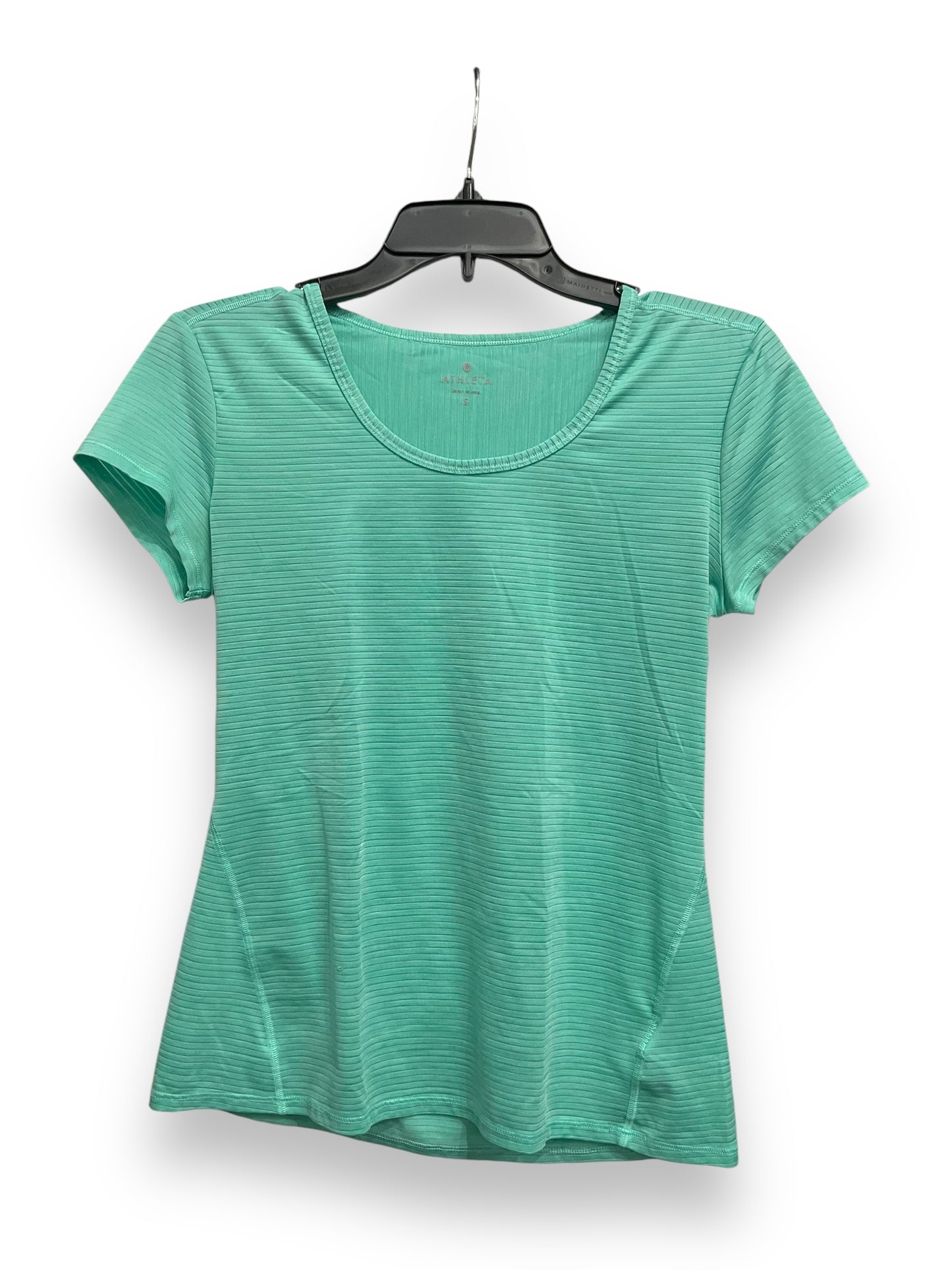 Athletic Top Short Sleeve By Athleta In Aqua, Size: S