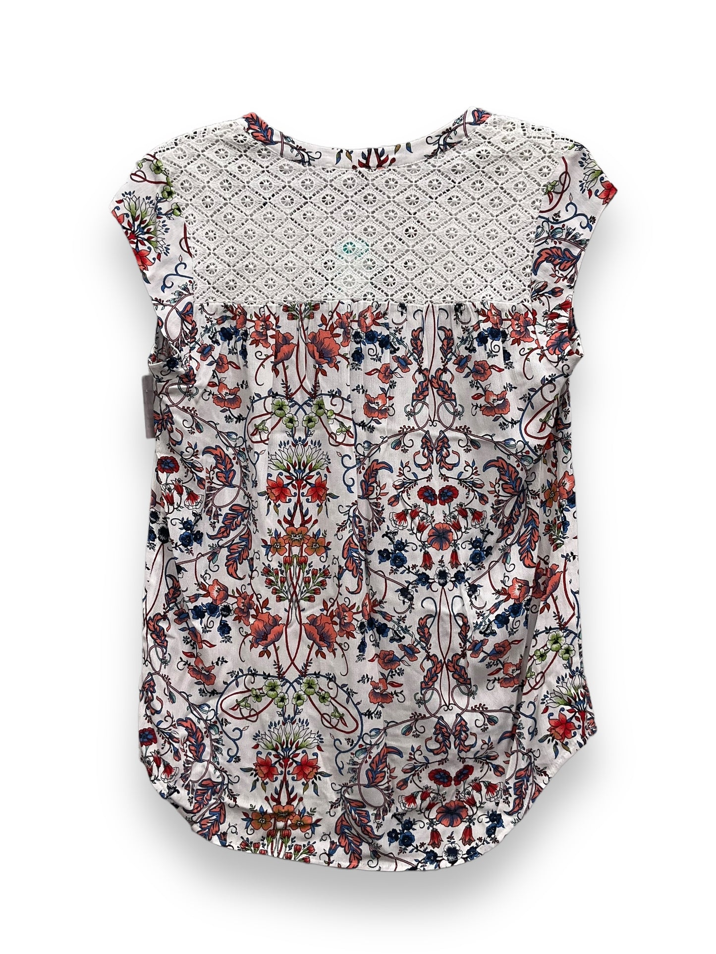 Floral Print Top Sleeveless Daniel Rainn, Size S