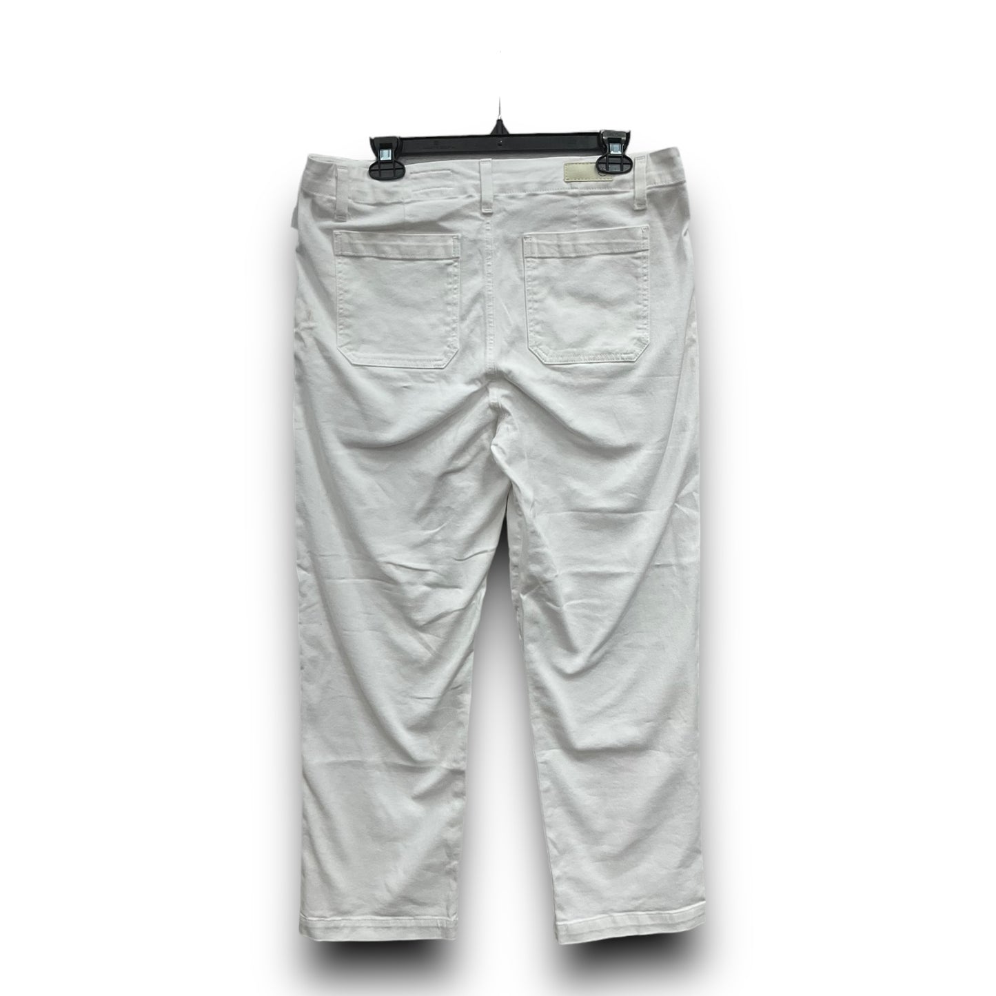 White Jeans Straight Adriano Goldschmied, Size 8