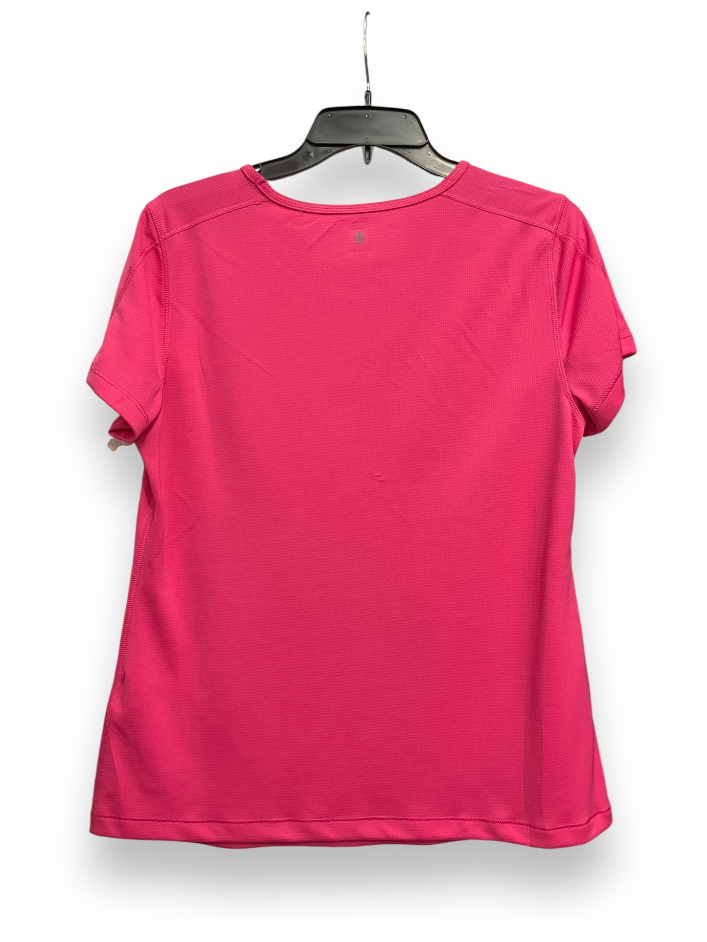 Athletic Top Short Sleeve By Ideology In Pink, Size: M