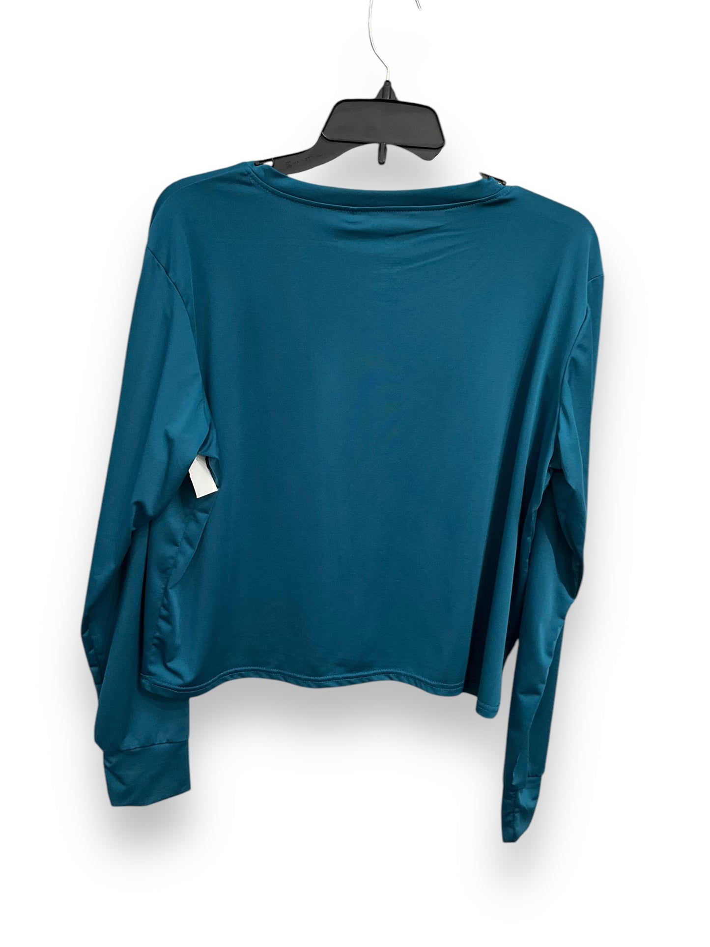 Athletic Top Long Sleeve Crewneck By Clothes Mentor In Teal, Size: Xl