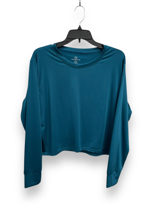 Athletic Top Long Sleeve Crewneck By Clothes Mentor In Teal, Size: Xl