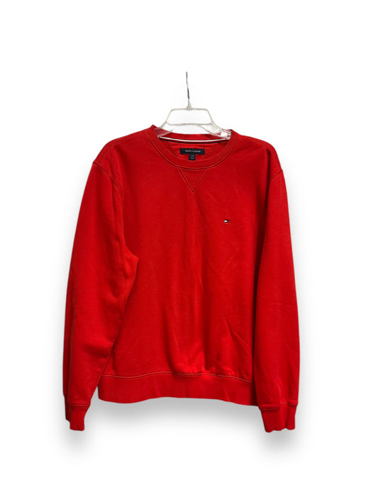 Sweatshirt Crewneck By Tommy Hilfiger In Red, Size: L