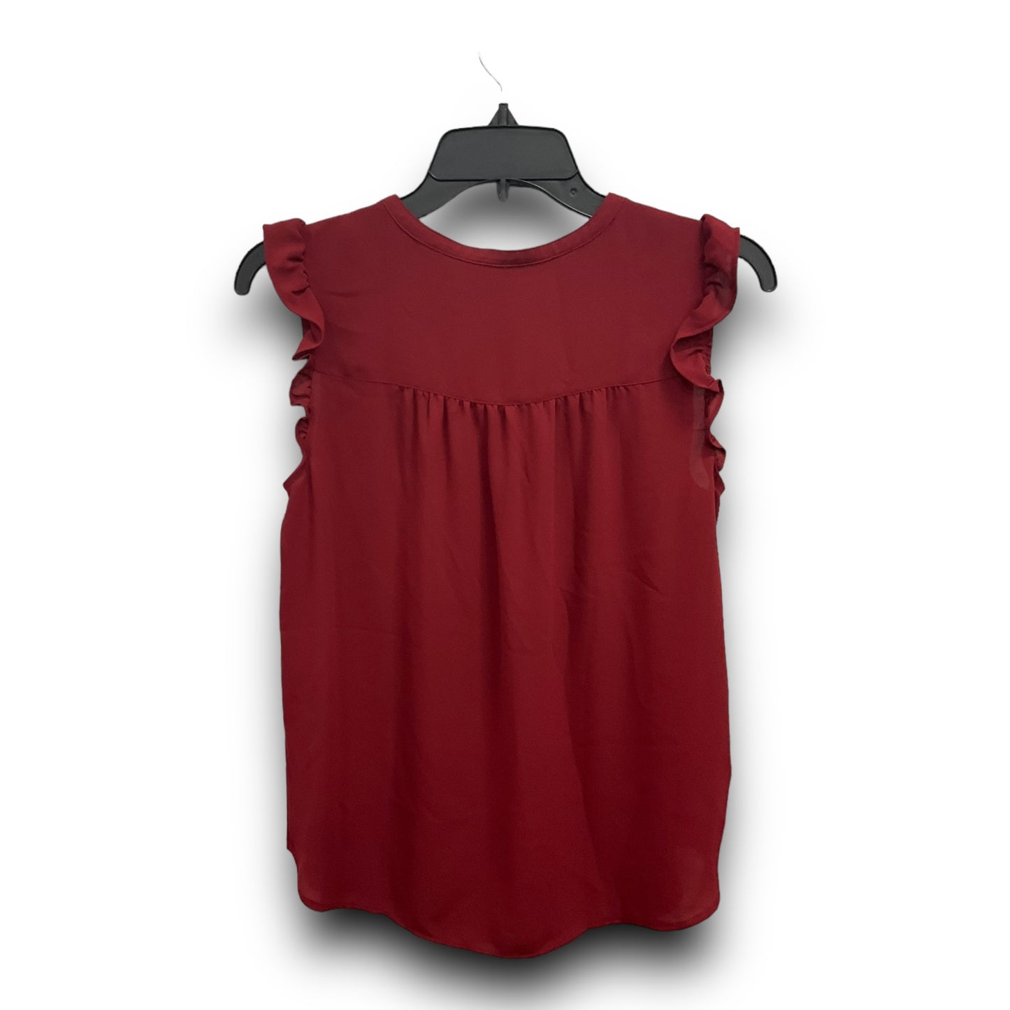 Top Sleeveless By Loft In Red, Size: S