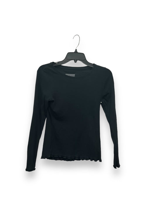 Top Long Sleeve By Anthropologie In Black, Size: Xs