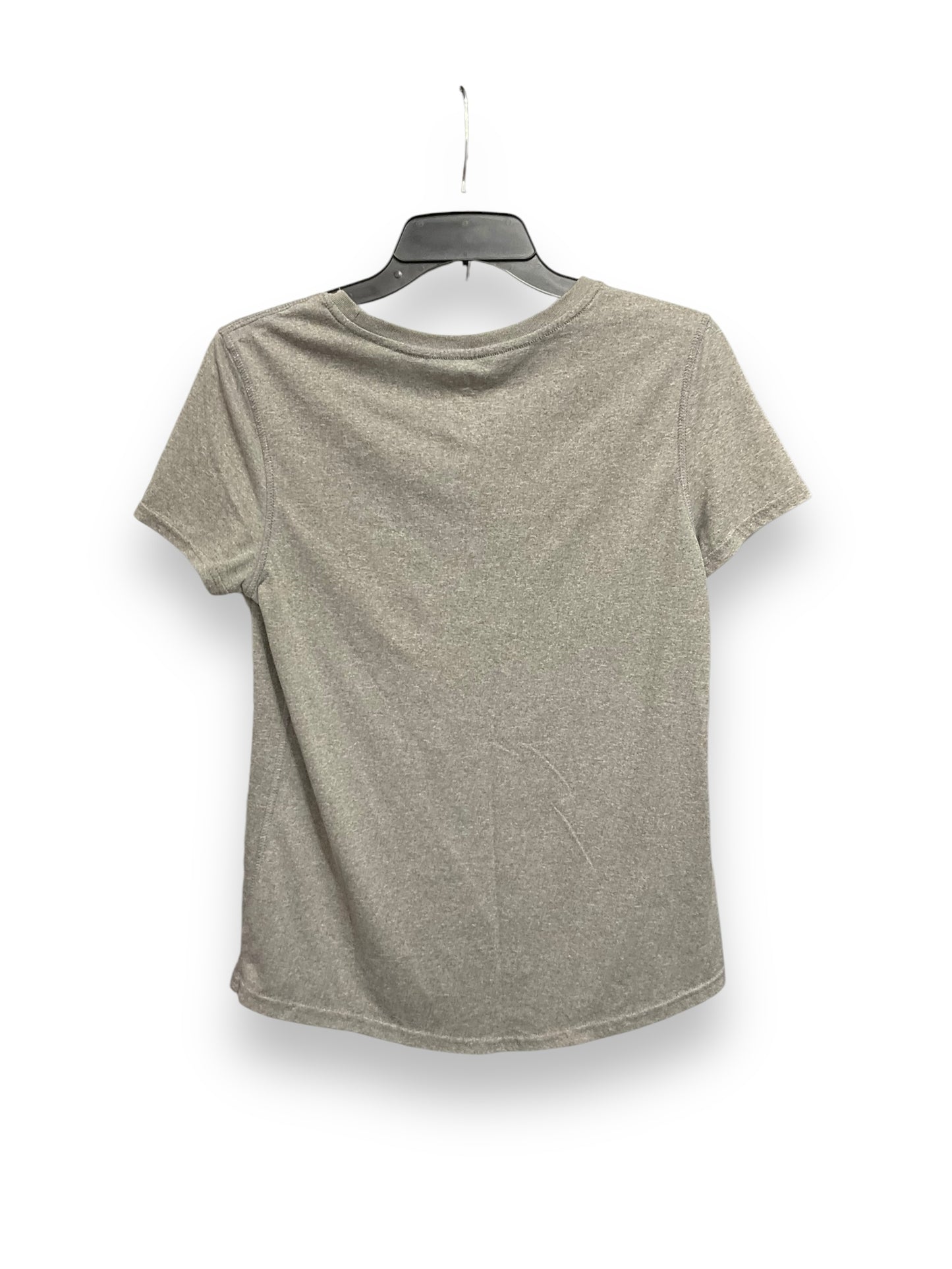 Athletic Top Short Sleeve By Danskin Now In Grey, Size: M