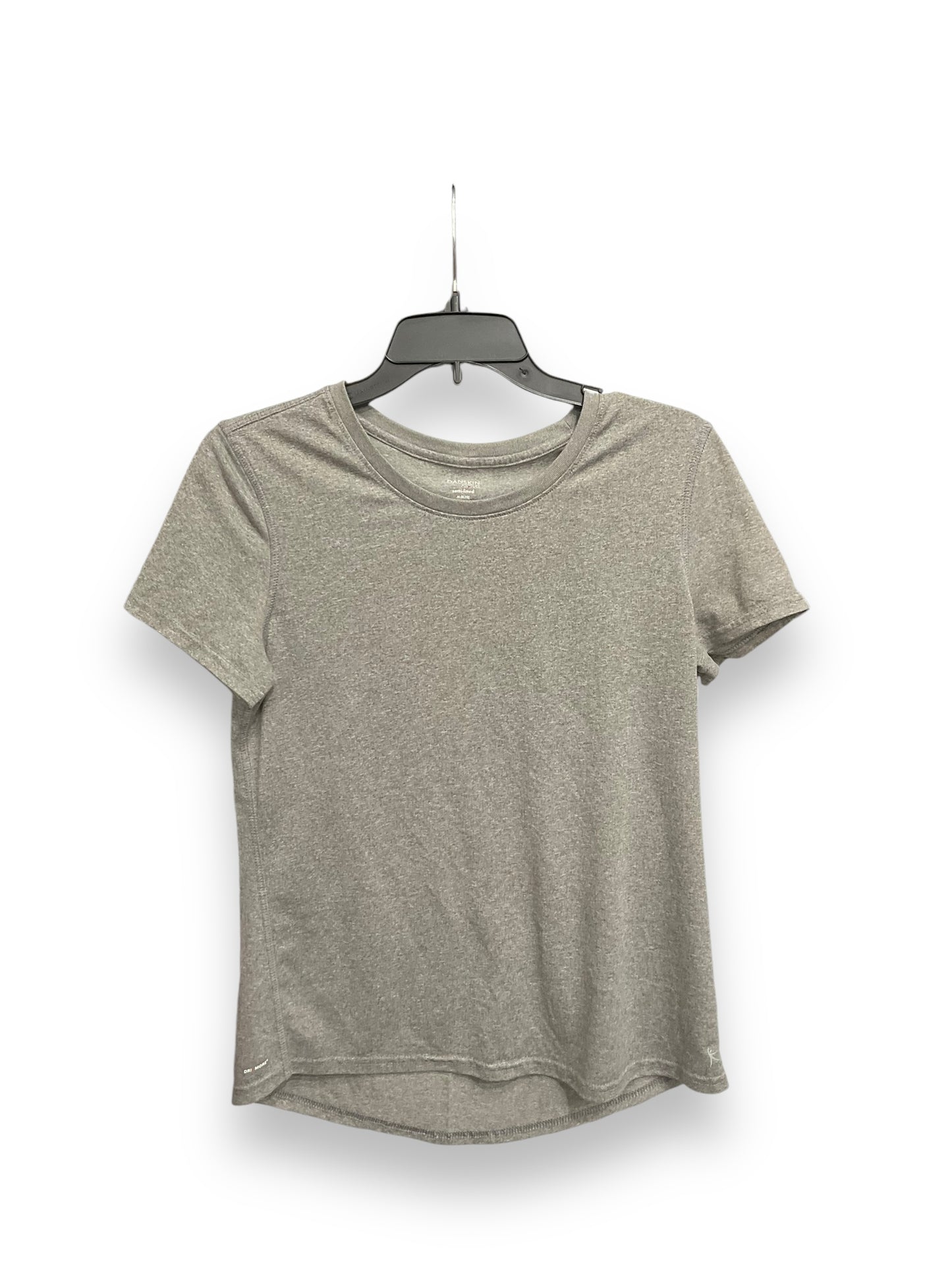 Athletic Top Short Sleeve By Danskin Now In Grey, Size: M