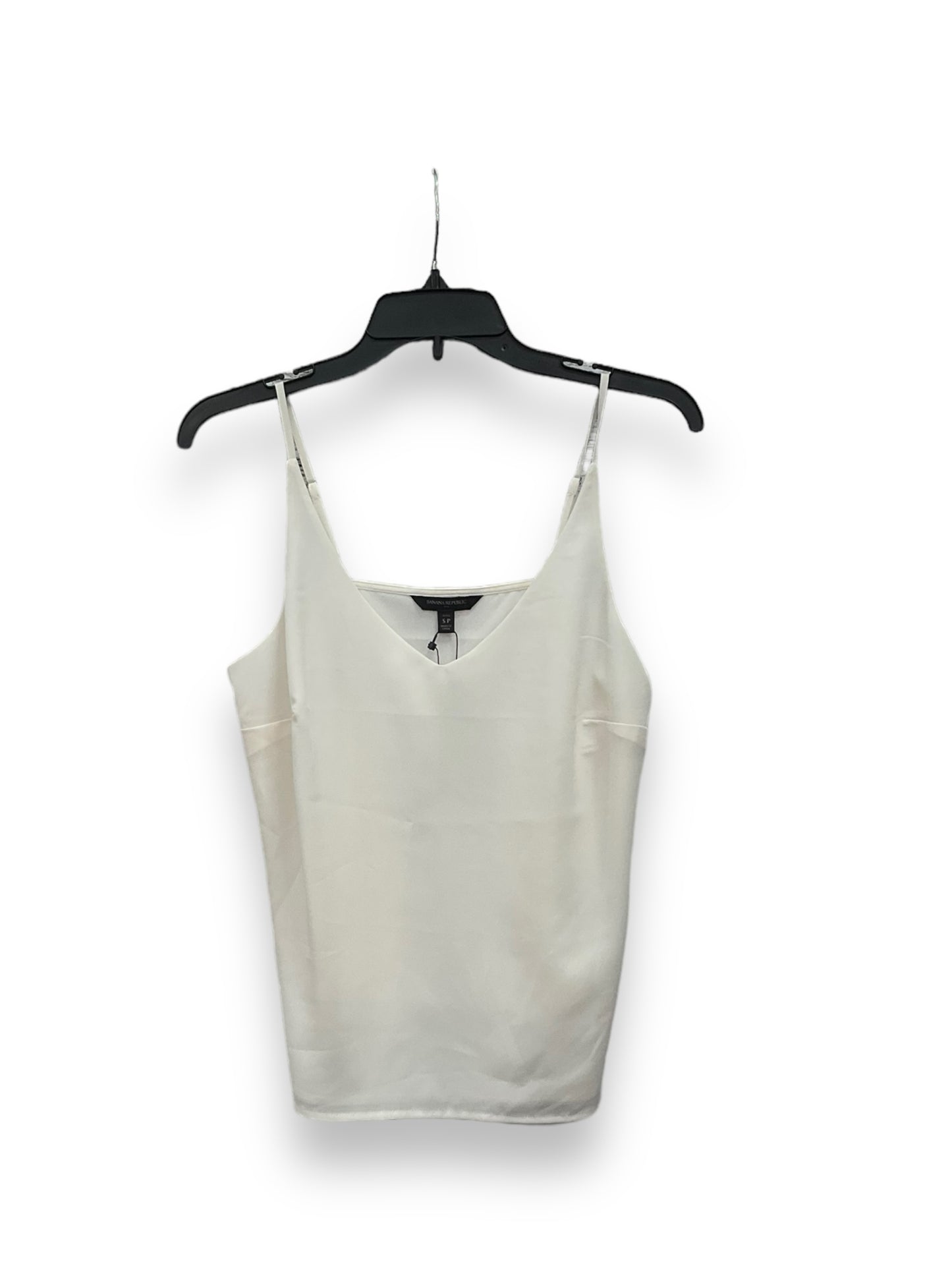 Top Sleeveless By Banana Republic In White, Size: S