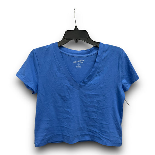 Top Short Sleeve Basic By Universal Thread In Blue, Size: S