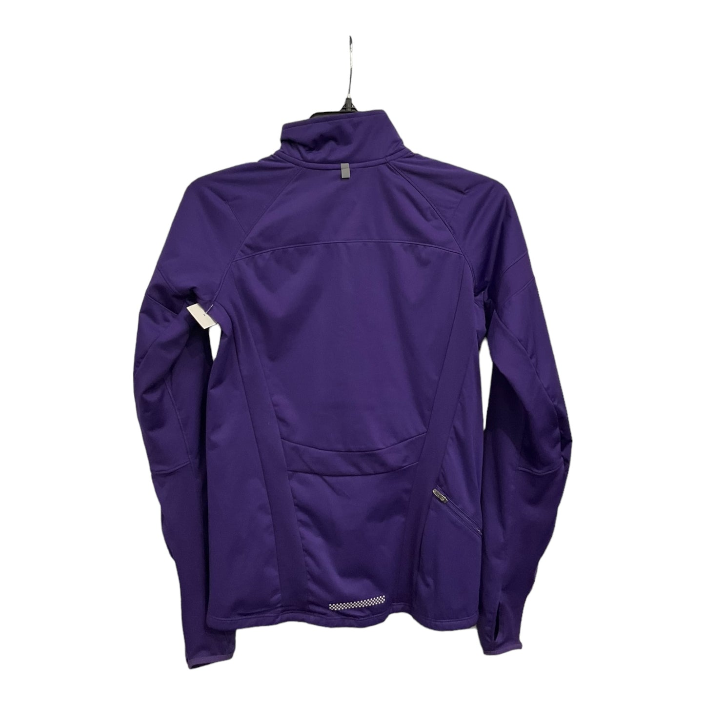 Athletic Jacket By Nike Apparel In Purple, Size: S