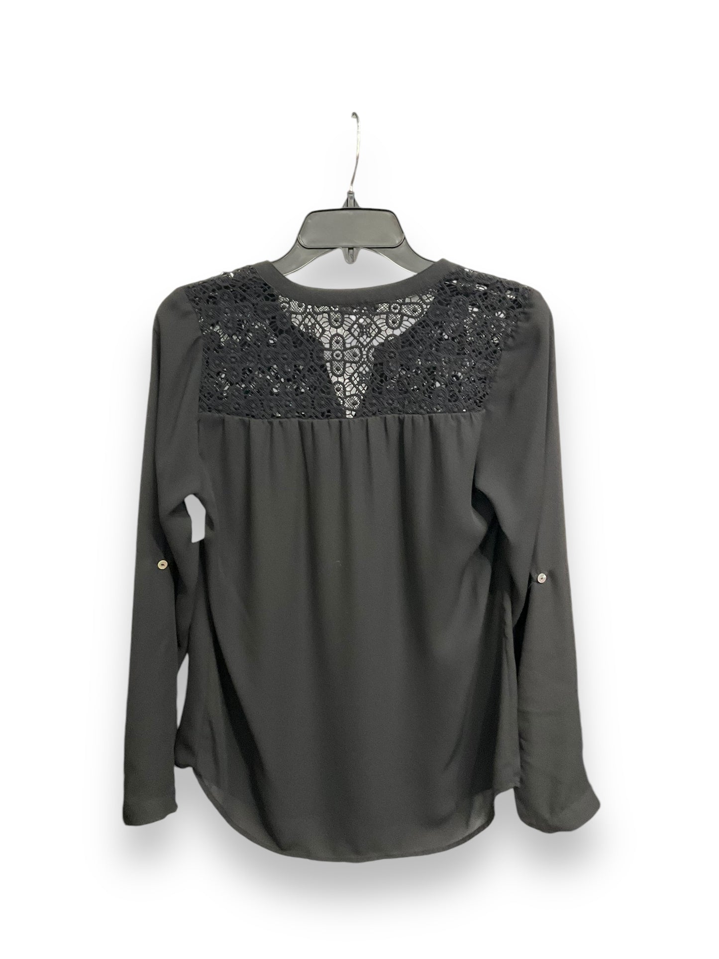 Top Long Sleeve By Dr2 In Black, Size: S