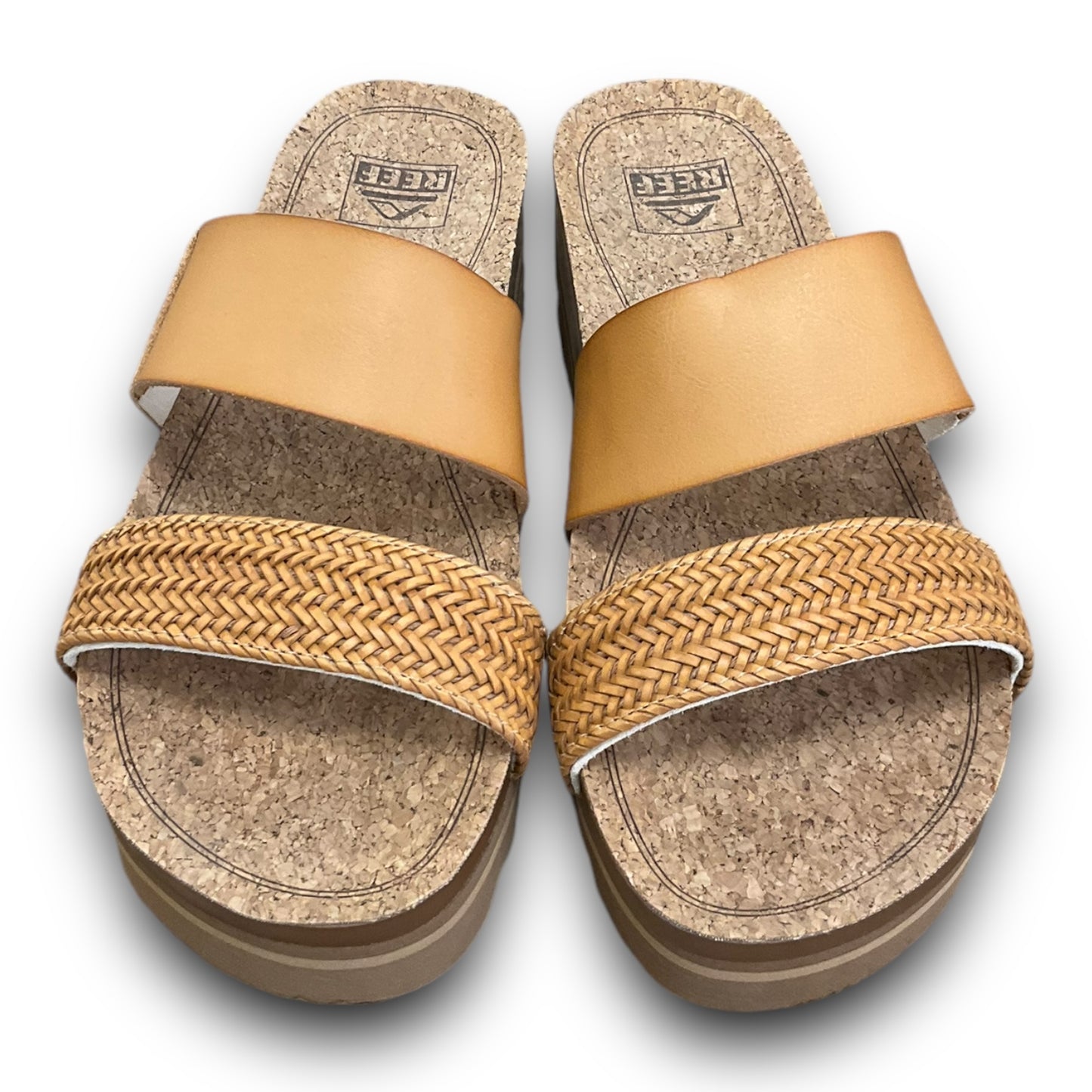 Sandals Flats By Reef In Tan, Size: 7.5