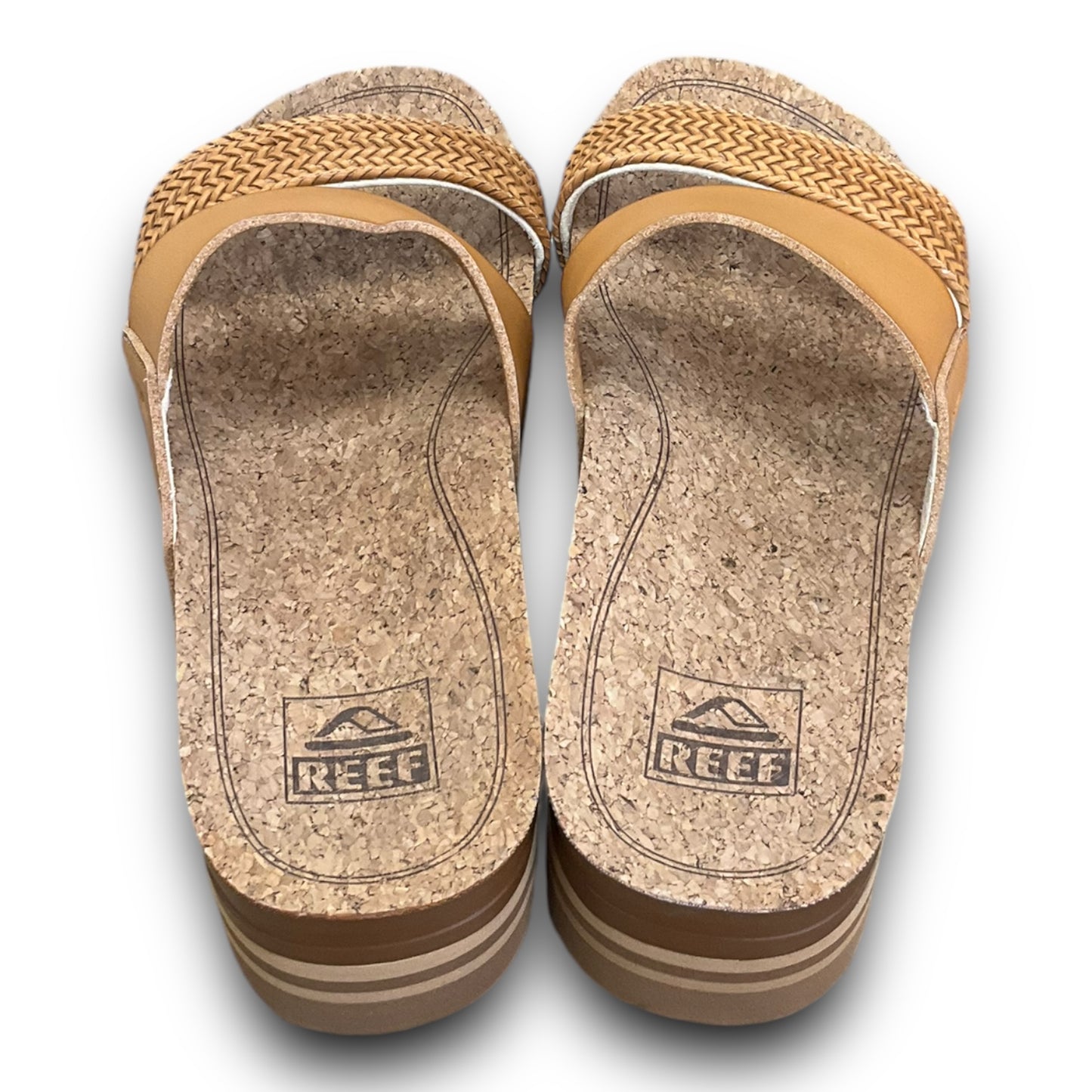 Sandals Flats By Reef In Tan, Size: 7.5