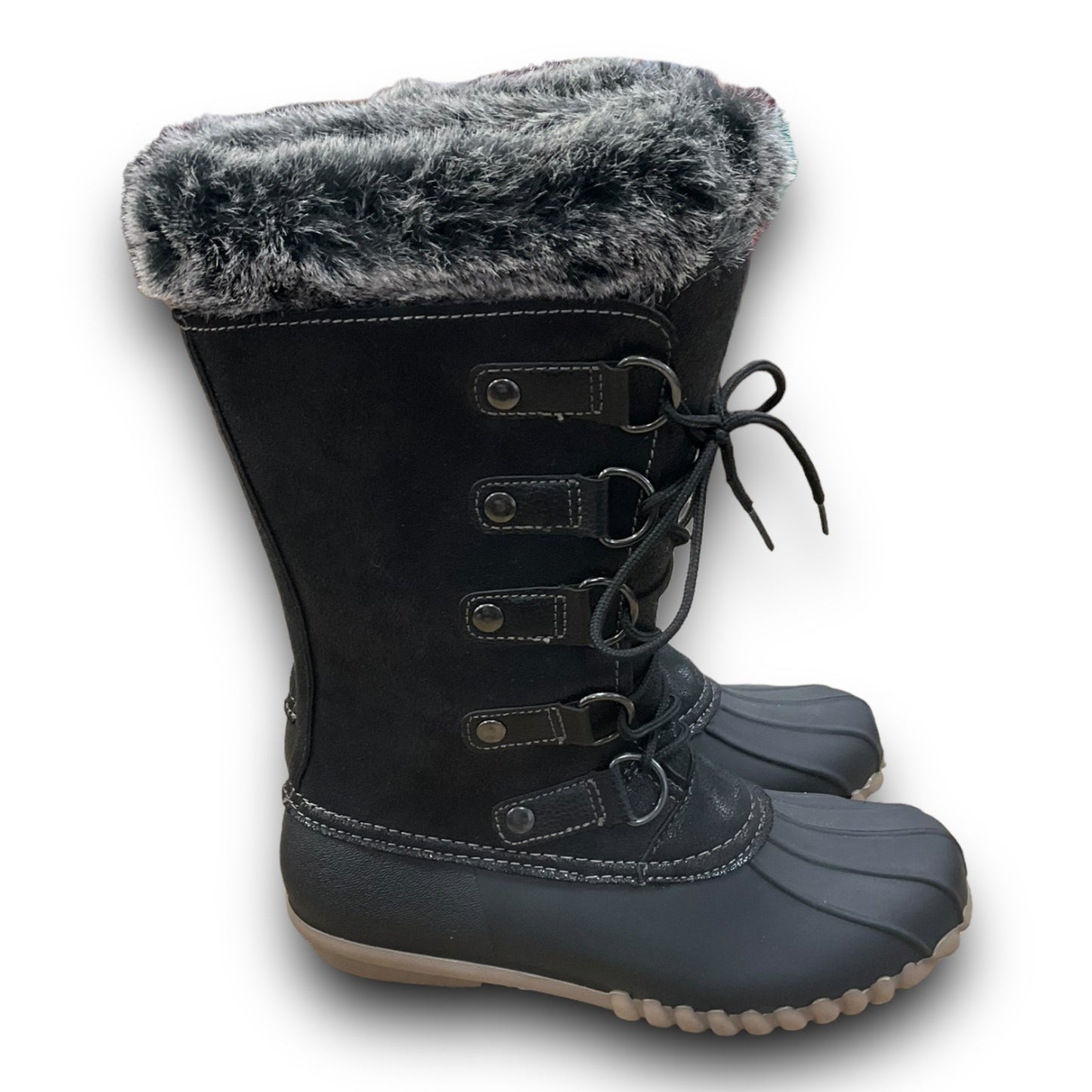 Boots Snow By Yuu Collection In Black, Size: 6