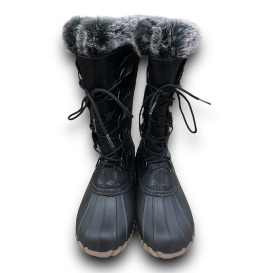 Boots Snow By Yuu Collection In Black, Size: 6