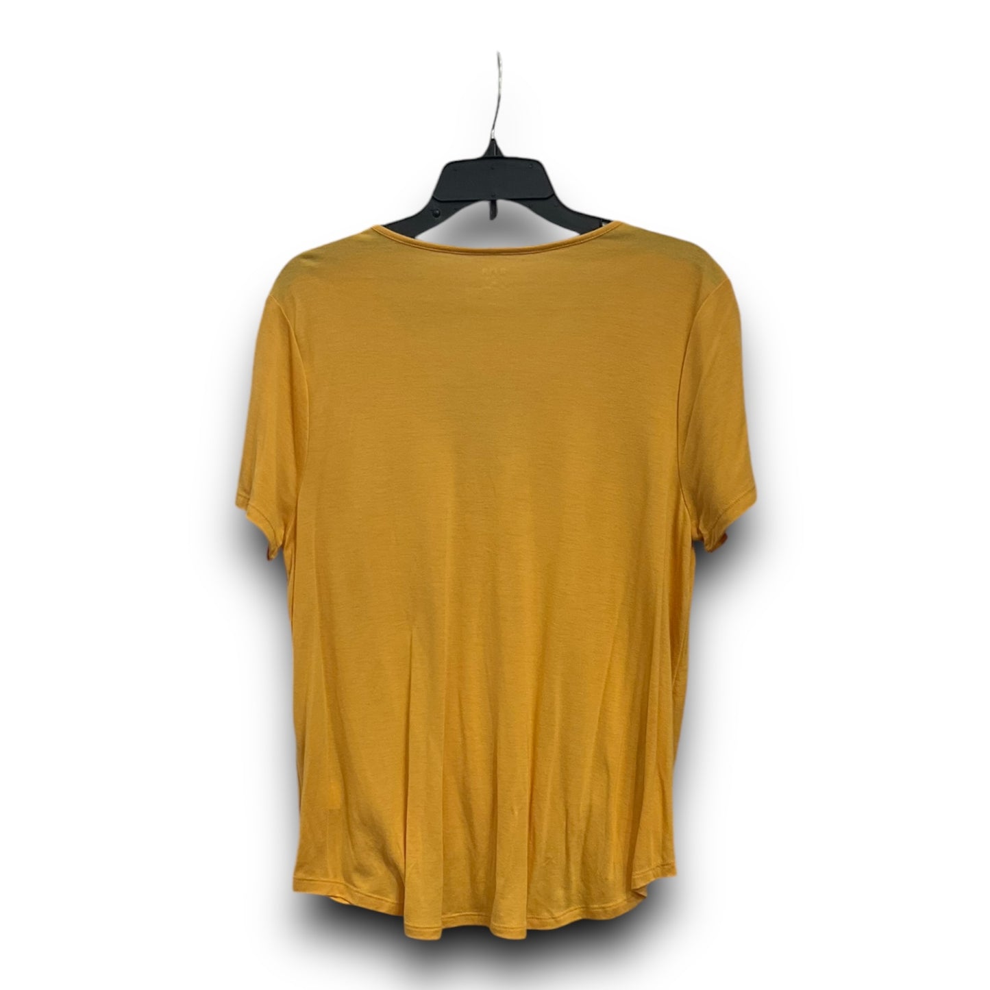 Top Short Sleeve By Ana In Yellow, Size: Xl