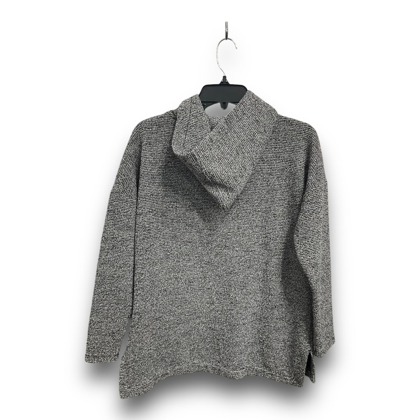 Sweatshirt Hoodie By Lou And Grey In Grey, Size: S