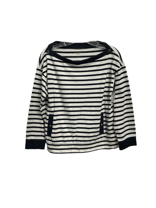 Top Long Sleeve By Kate Spade In Striped Pattern, Size: L