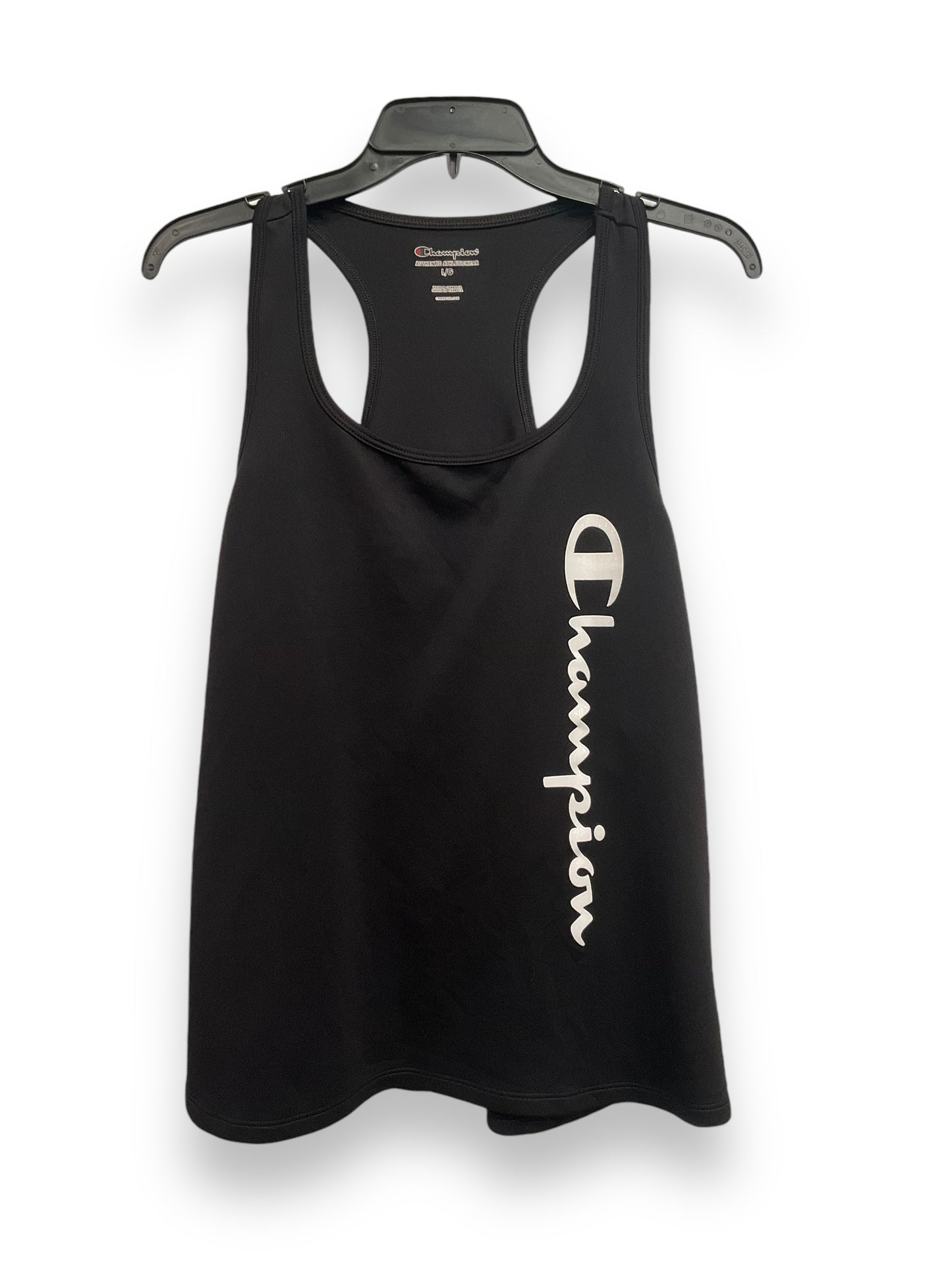 Athletic Tank Top By Champion In Black, Size: L