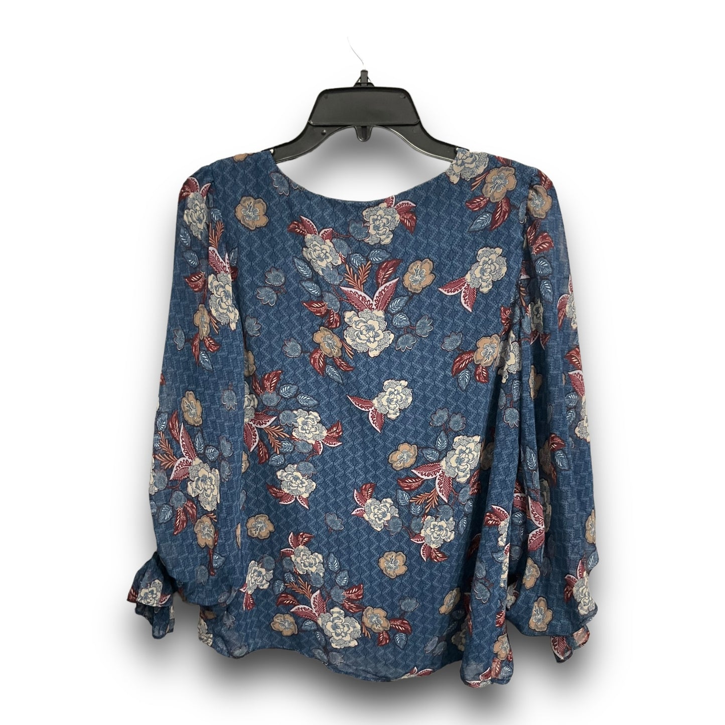 Top Long Sleeve By 1.state In Floral Print, Size: M