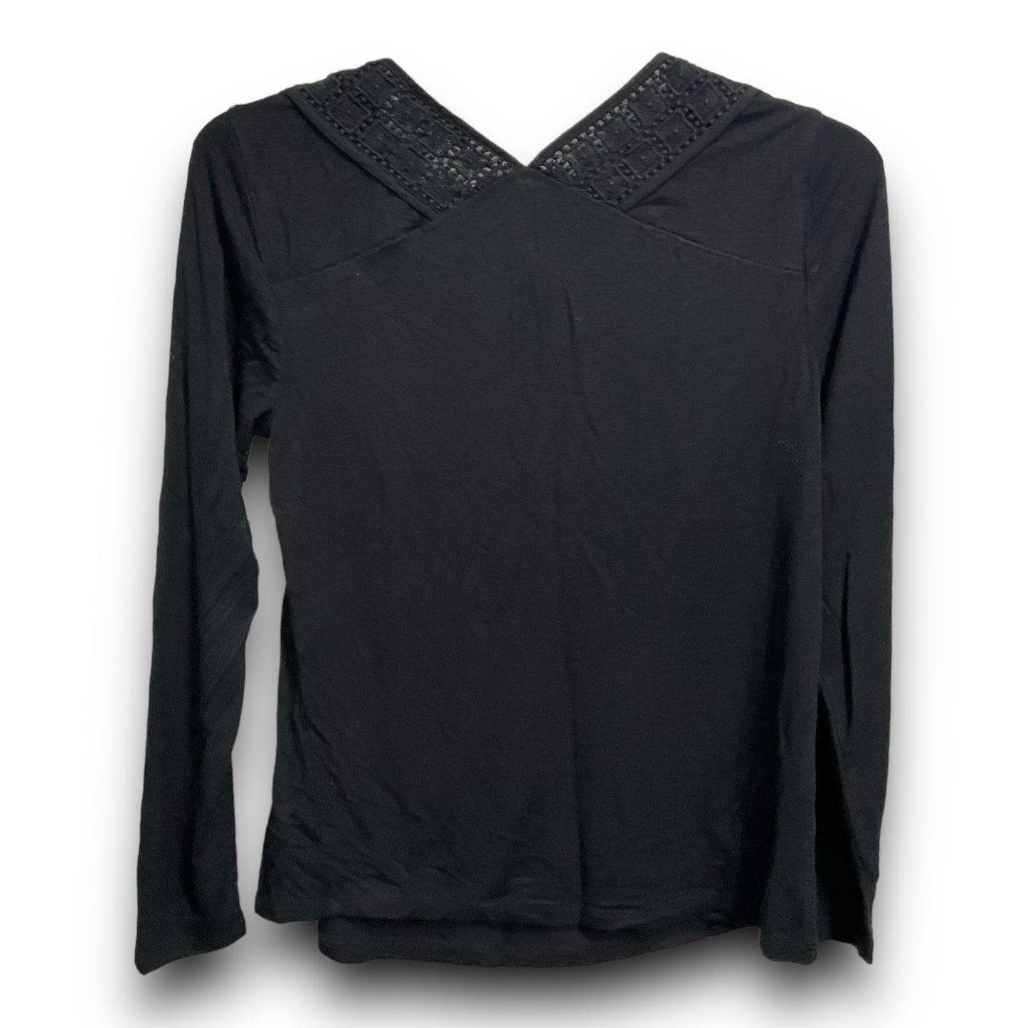 Top 3/4 Sleeve By Daniel Rainn In Black, Size: Xs