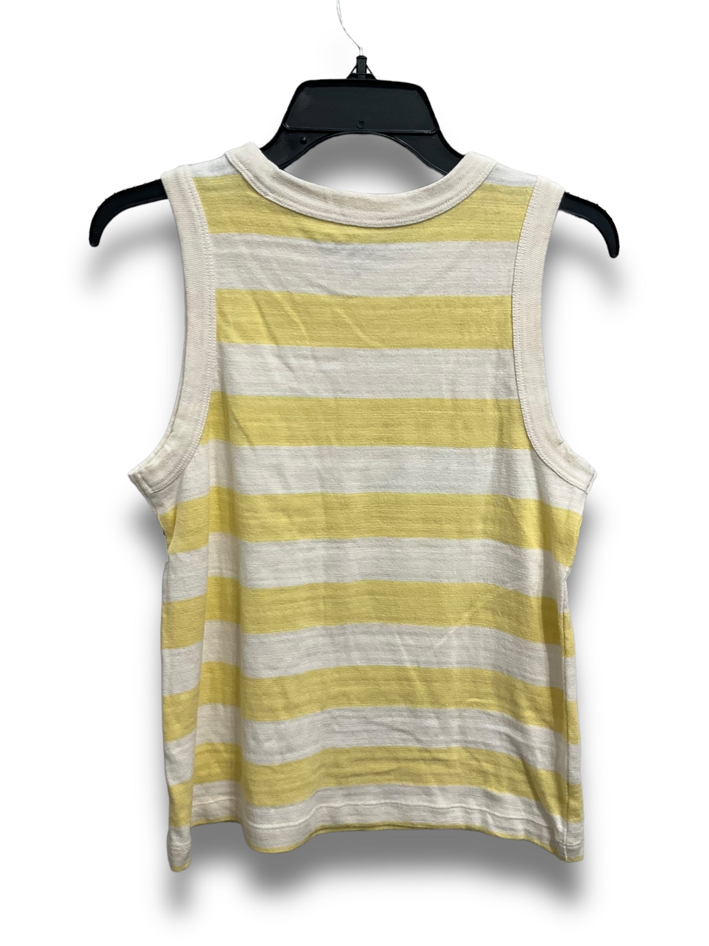 Top Sleeveless By Loft In Striped Pattern, Size: S