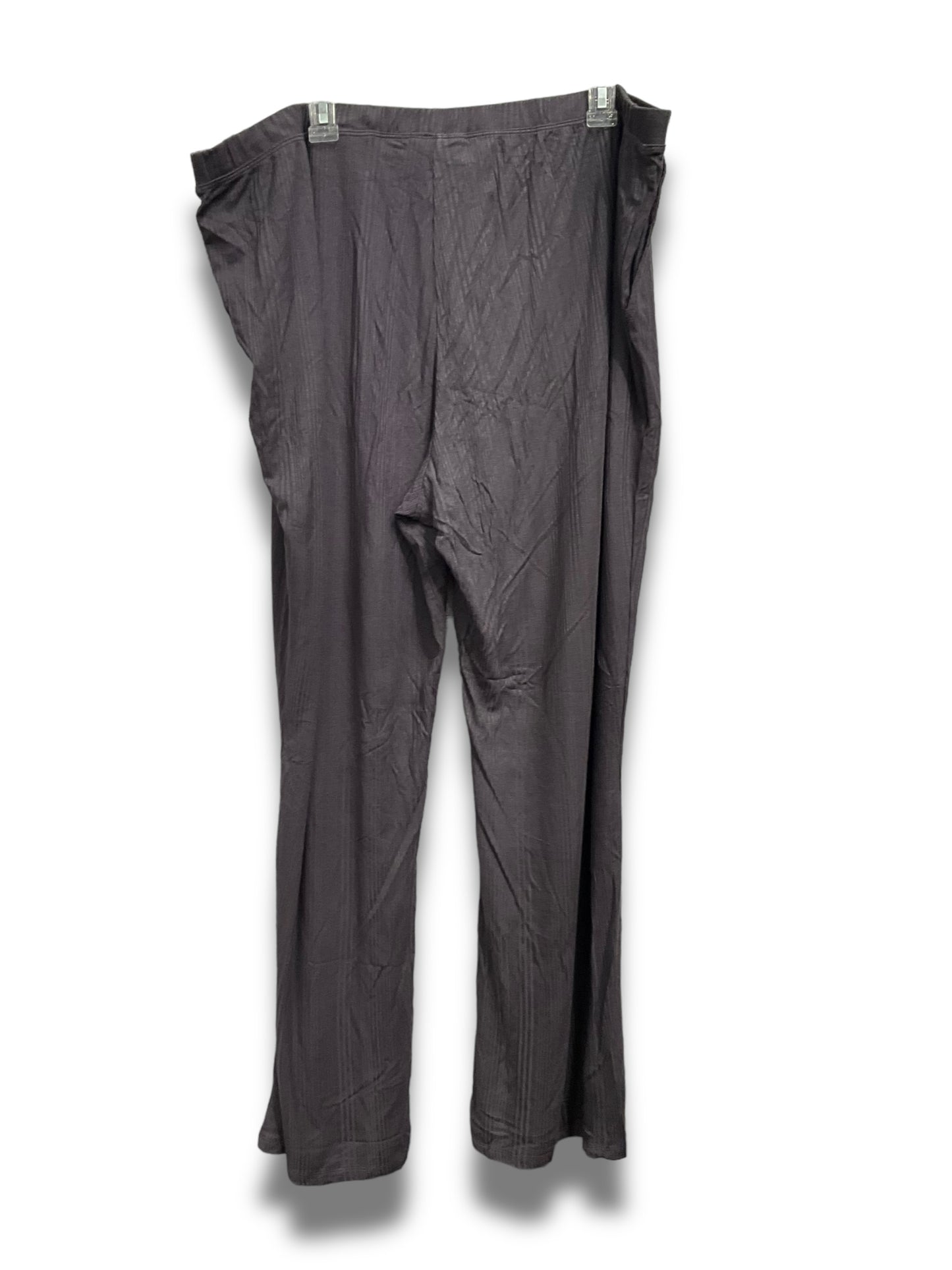 Pants Lounge By Clothes Mentor In Grey, Size: 2x