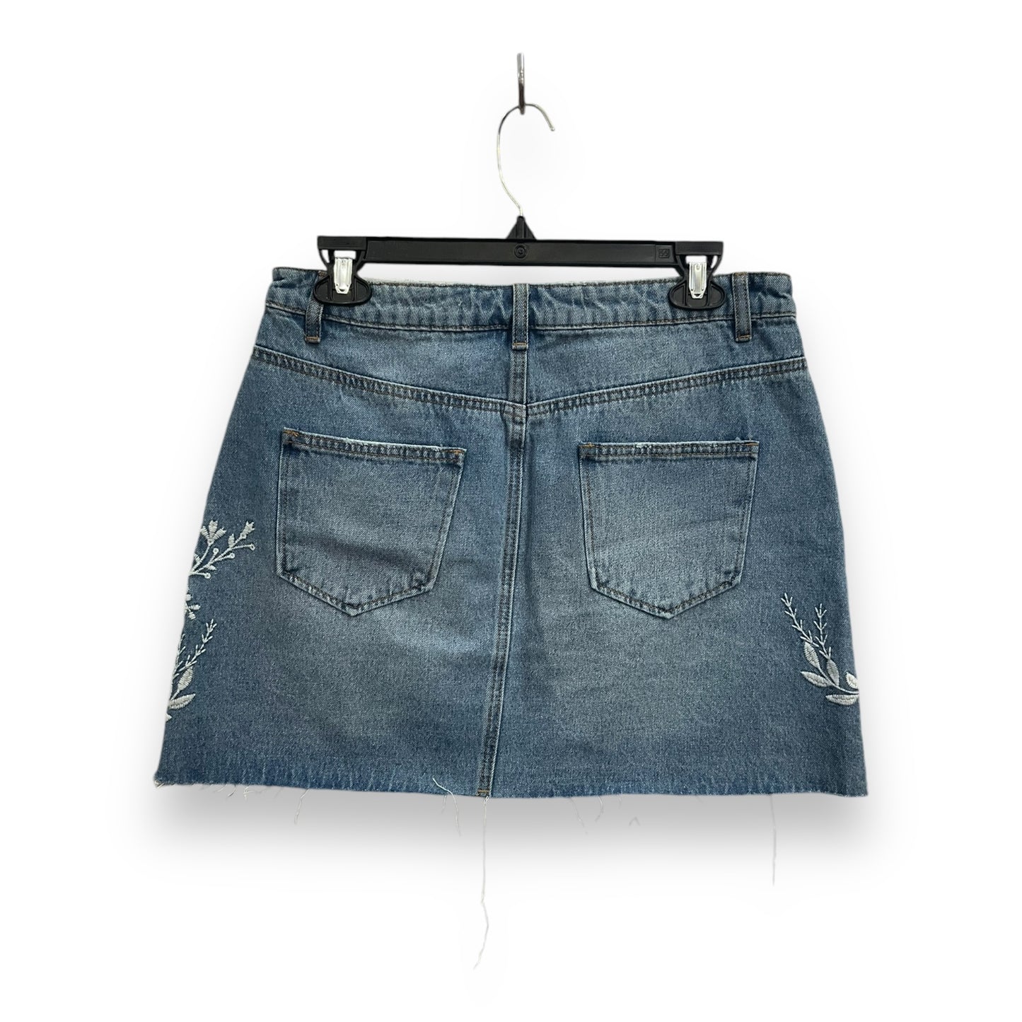 Skirt Mini & Short By Clothes Mentor In Blue Denim, Size: 10