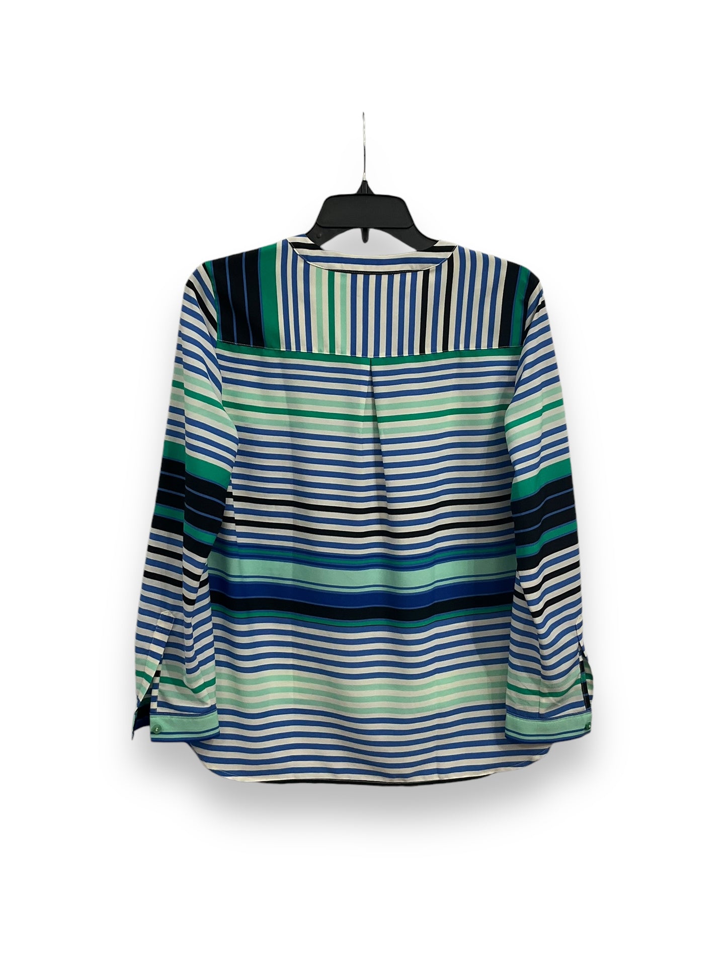 Top Long Sleeve By Talbots In Striped Pattern, Size: S