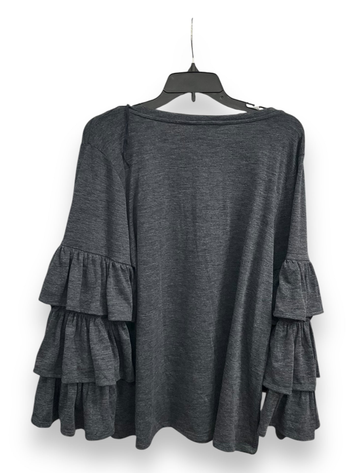 Top Long Sleeve By Banana Republic In Grey, Size: Xl