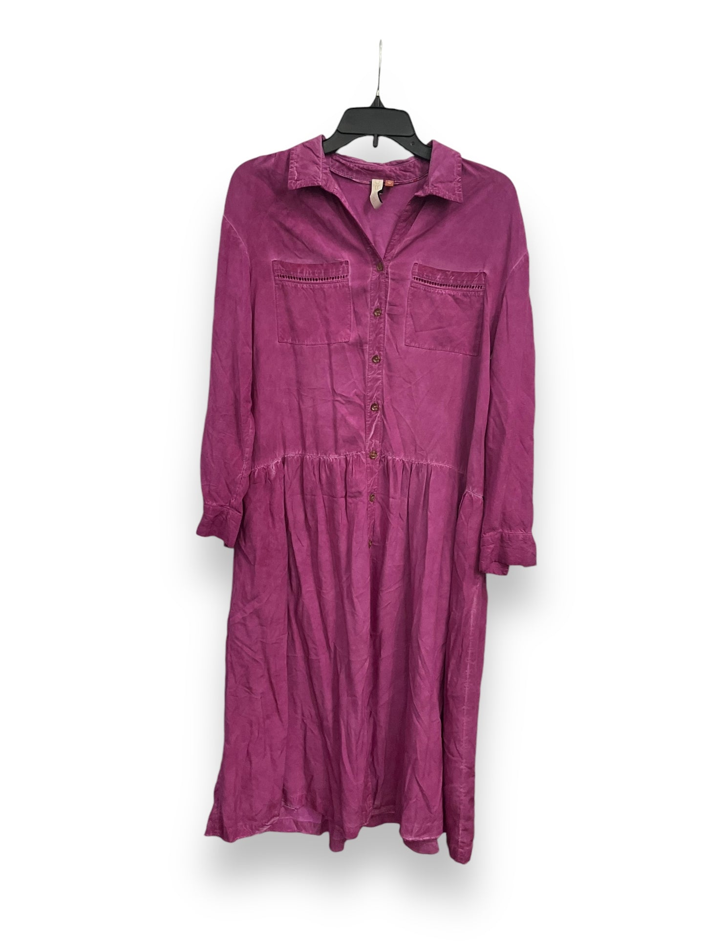 Dress Casual Midi By Pilcro In Purple, Size: Xs