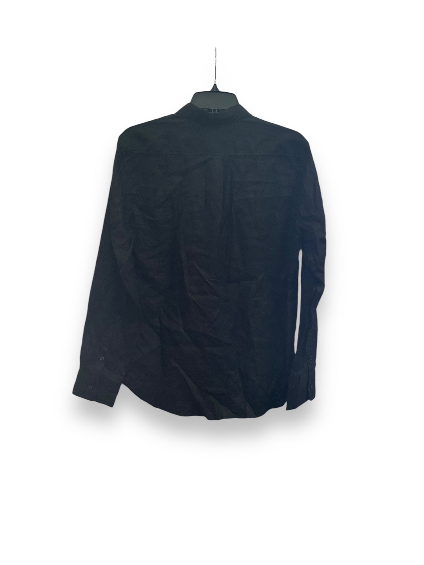 Blouse Long Sleeve By Everlane In Black, Size: S