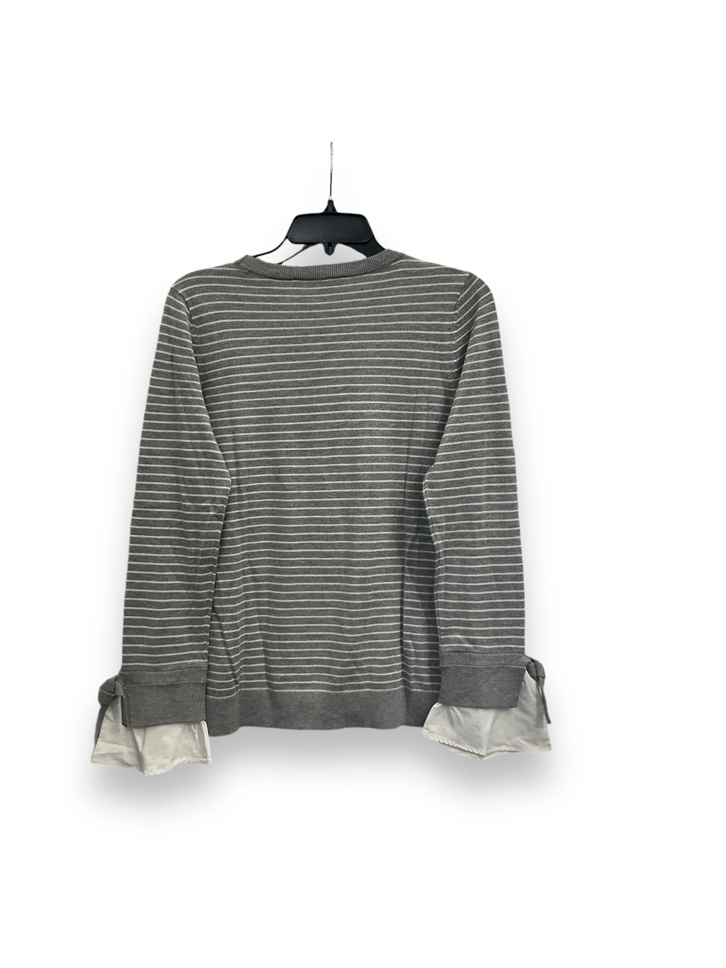 Top Long Sleeve By Loft In Striped Pattern, Size: S