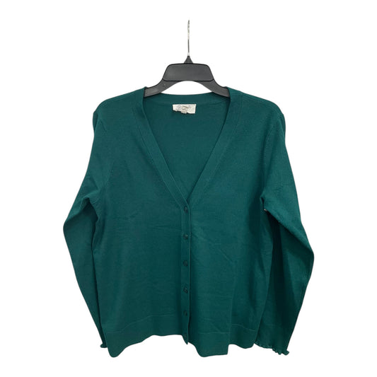 Cardigan By Clothes Mentor In Green, Size: Xs