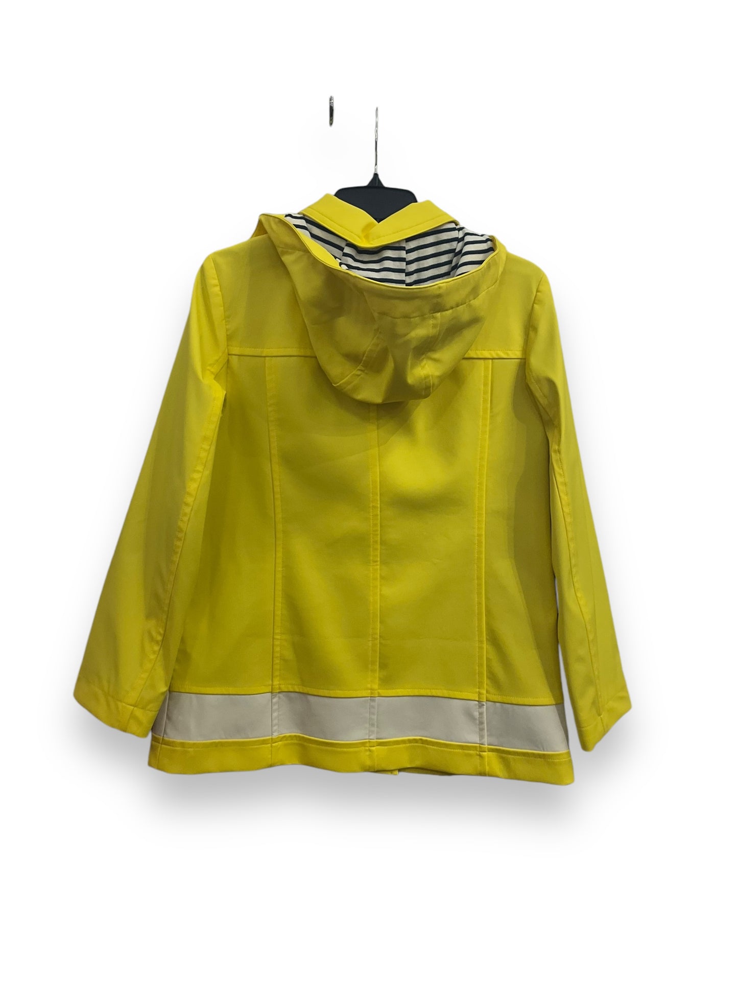 Coat Raincoat By Talbots In Yellow, Size: Sp