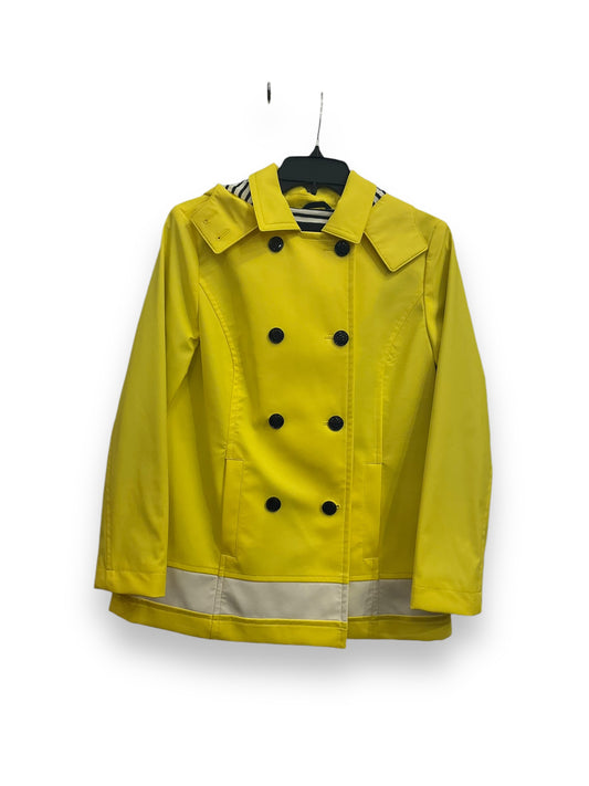 Coat Raincoat By Talbots In Yellow, Size: Sp