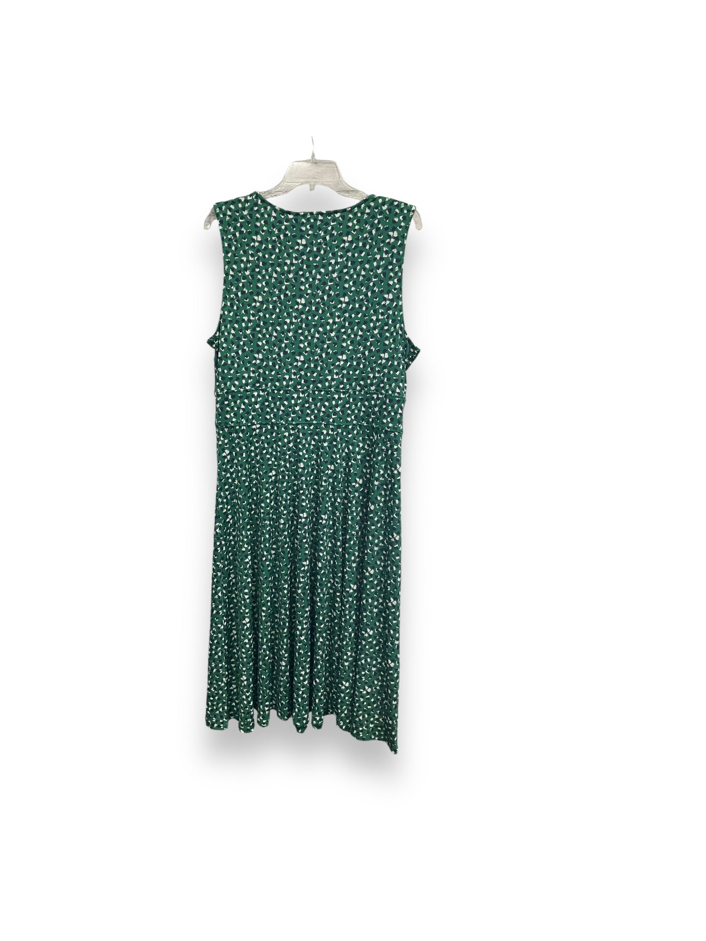 Dress Casual Midi By Leota In Green, Size: Xxl