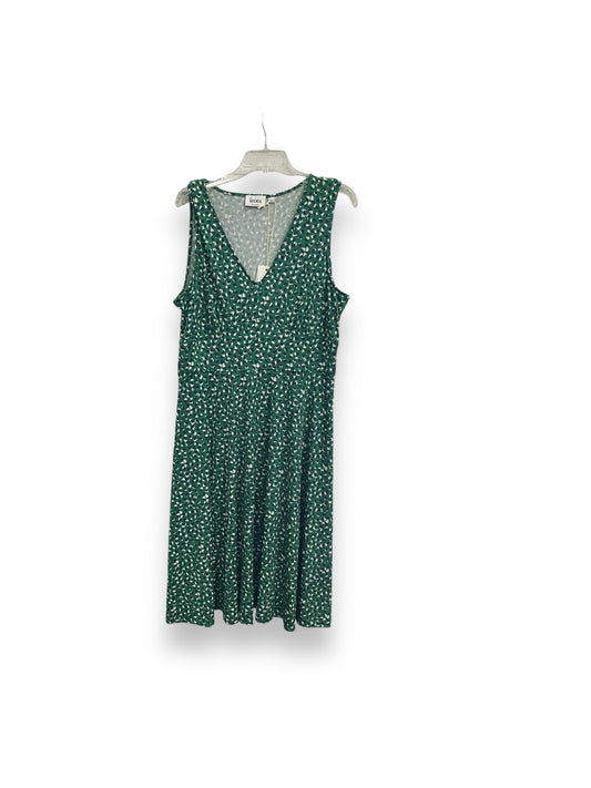 Dress Casual Midi By Leota In Green, Size: Xxl