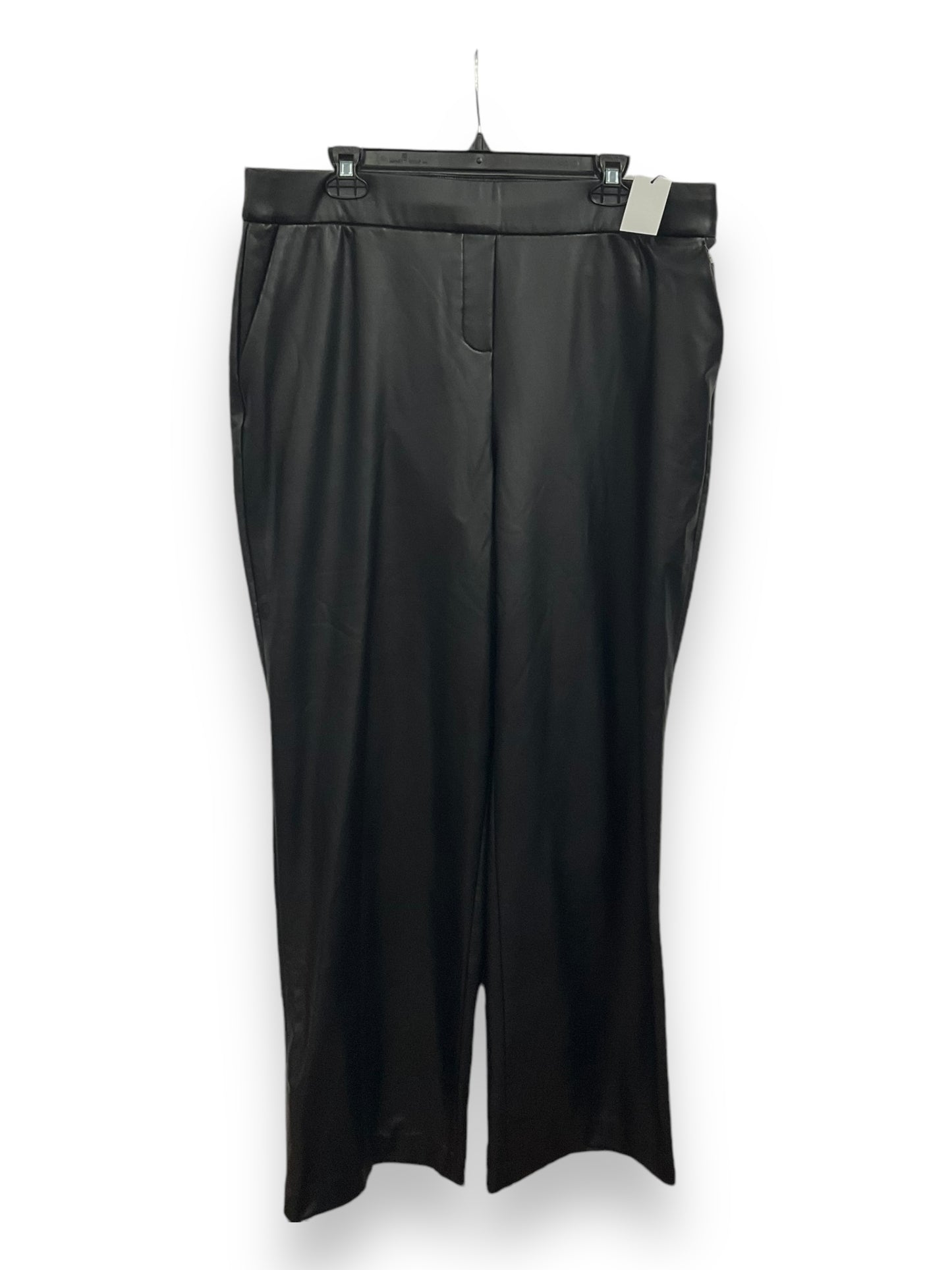 Pants Wide Leg By Anne Klein In Black, Size: 1x