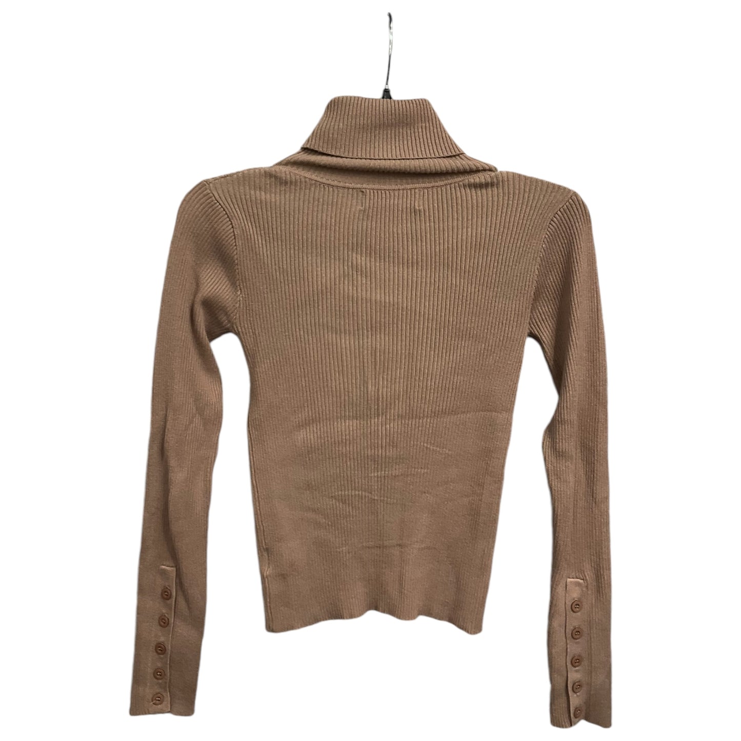 Top Long Sleeve By John + Jenn In Tan, Size: Xs