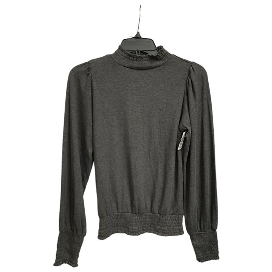 Top Long Sleeve By Allison Joy In Grey, Size: Xs