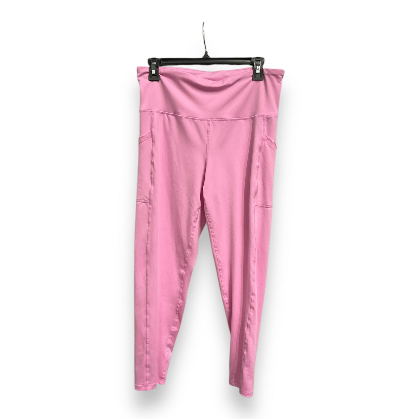 Athletic Leggings By Ideology In Pink, Size: L