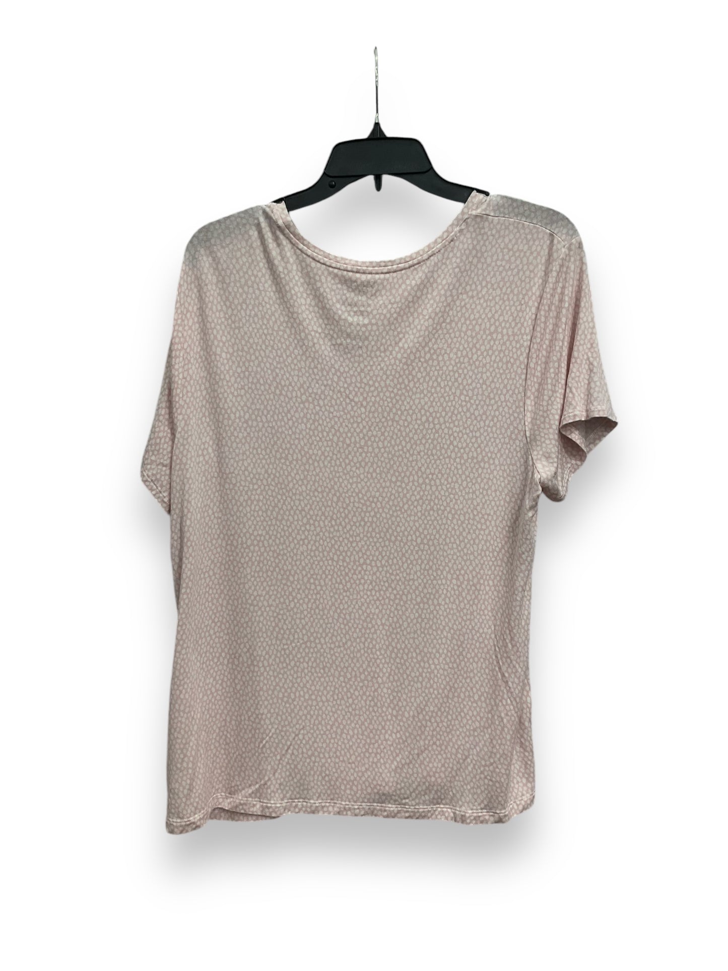 Top Short Sleeve By Nine West Apparel In Pink, Size: Xl