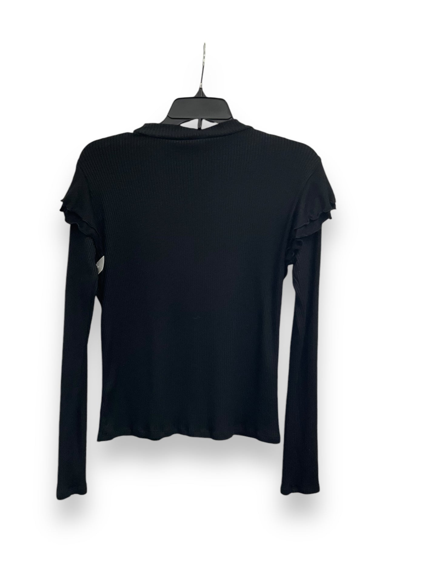 Top Long Sleeve Basic By Gap In Black, Size: Xs