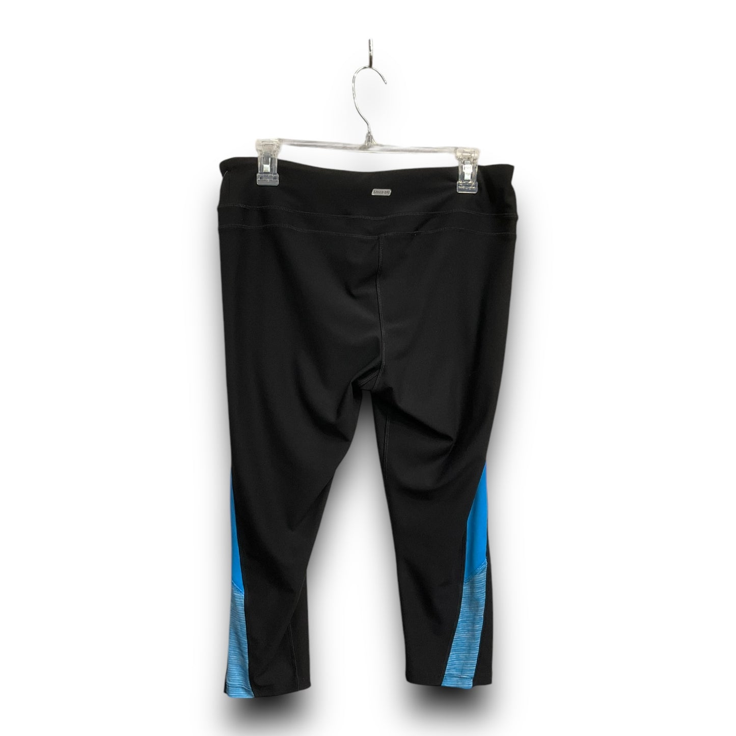 Athletic Pants By Spalding In Black & Blue, Size: L