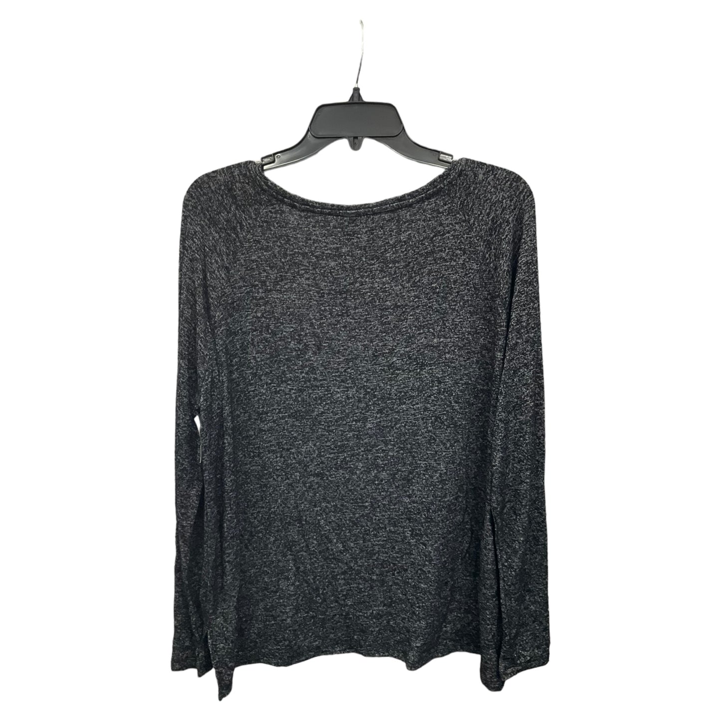 Black Grey Top Long Sleeve Old Navy, Size M