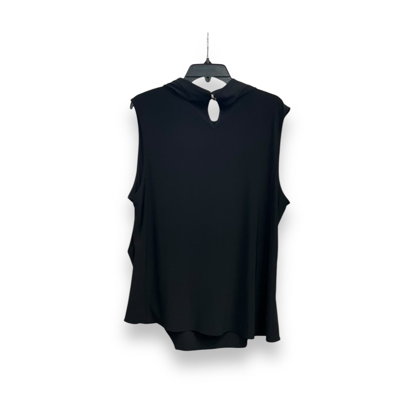 Blouse Sleeveless By Dkny In Black, Size: Xxl